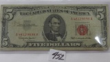 1963 $5 US Note