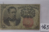 Fractional currency 1874 10 cent