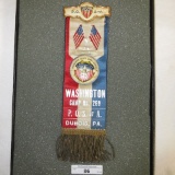 Patriotic Order Sons of America Washington Camp No . 269, DuBois, PA Ribbon