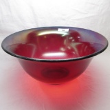 Red Stretch Glass Punch top only. Excellecnt color