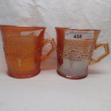 2 Marigold Orange Tree mugs