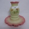 Fenton Painted Burmese 1-pc Fairy Light