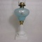 LG Wright Blue Opal Lg Oil Lamp