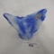 Fenton Blue Sag Satin Butterfly