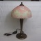 Fenton Sand Carved Burmese Table Lamp