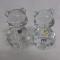 2 Fenton crystal birthday bears