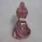 Fenton Pink Irid. Doll Figurine