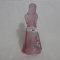Fenton Pink Satin Girl Figurine HP