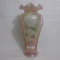 Fenton Lg Pink Irid HP Vase