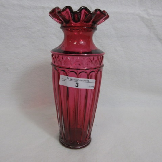 Fenton Canberry 8" Vase