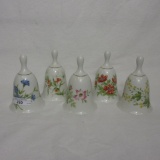 (5) Hallmark Porcelain Bells, Royal Copenhagen