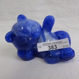 Fenton blue slag bear