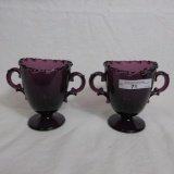 Fenton Plum Two-Handled Award