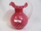 Fenton cranberry opal swirl 8