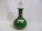 Fenton Charlton decorated cologne bottle