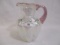 Fenton decorated syrup pitcher