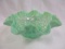 Fenton green opal brides bowl 10