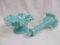 Fenton turquoise compote