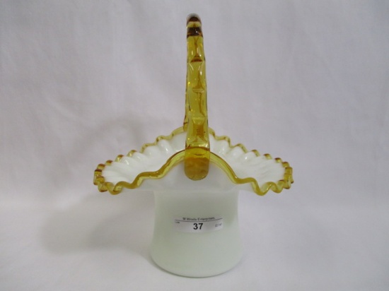 Fenton emerald crest 7" basket