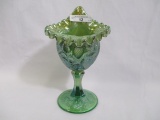 Fenton invertered strawberry JIP goblet