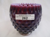 Fenton plum opal hobnail 4