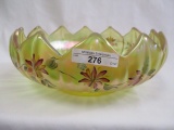 Fenton golden iris painted 10