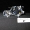 Swarovski crystal w/original box 2 pig figurines-box 202 & 40