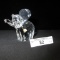 Swarovski crystal w/original box miniature elephant