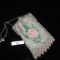 Whiting and Davis Mesh Purse with Rose Design