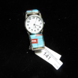 Sterling Silver turquoise watch