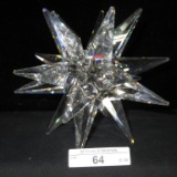 Swarovski crystal w/original box Large star candle holder-box 52