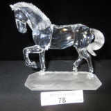 Swarovski crystal w/original box Arabian Stallion-box 68