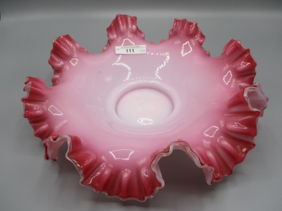 Fenton Ruffled Brides Basket