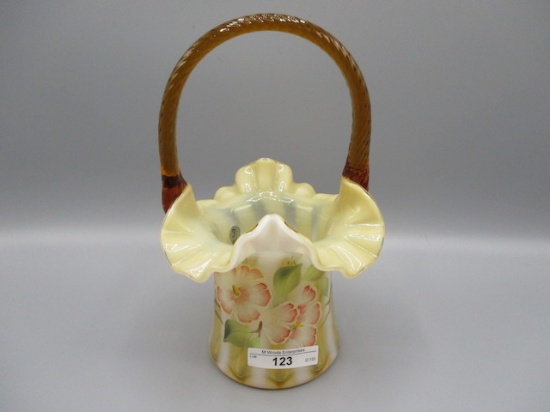 Fenton 8" HP Cameo Basket