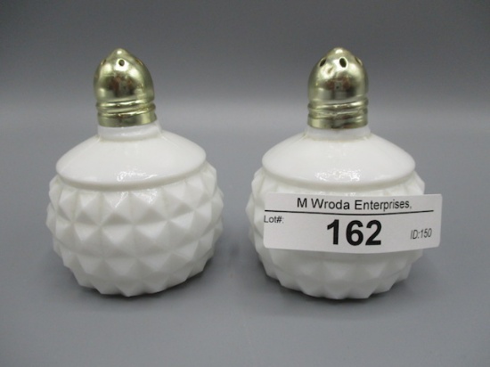Fenton Milk Glass Salt and Pepper