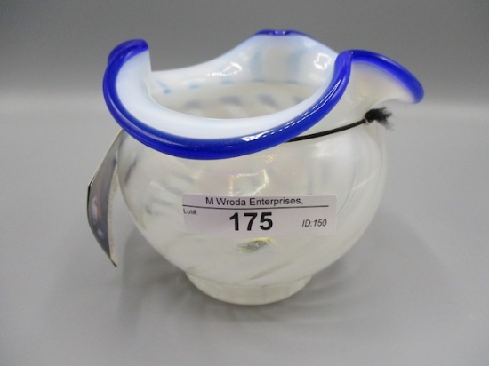 Fenton Blue Ridge Rosebowl