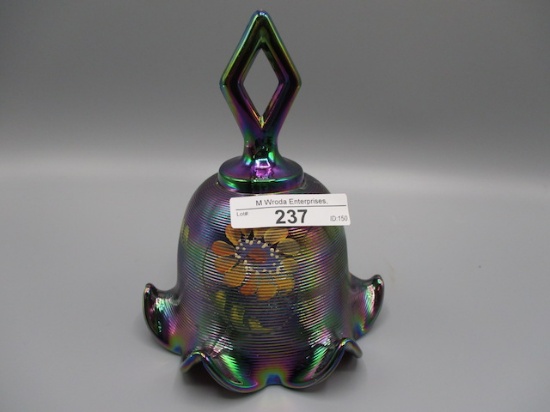 Fenton Purple Ird HP Bell by Farley