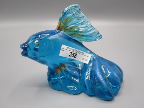Fenton HP Blue Goldfish