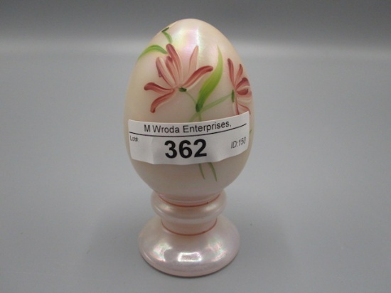 Fenton HP Pink Egg on Font