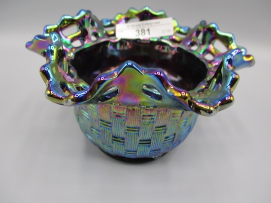 Fenton Contemp Open Edge BW Rosebowl