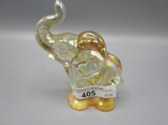 Fenton Gold Irid Elephant