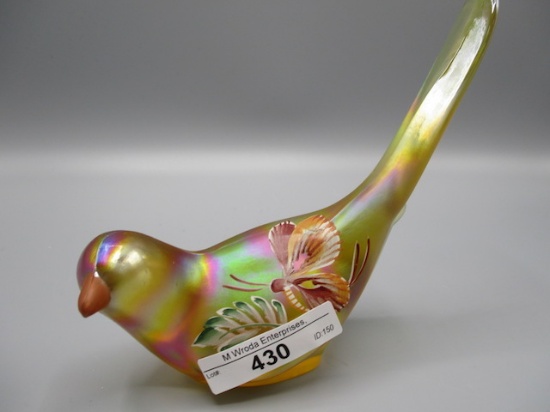 Fenton HP Harvest Gold Happiness Bird