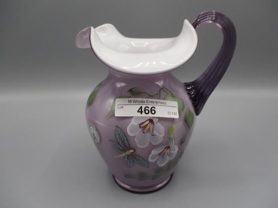 Fenton 6" HP Purple Cased Pitcher