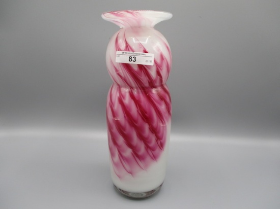 9" Boyer Glass Art Vase