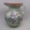 Fenton Apple Tree hand painted water pitcher Lotus mist