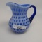 Fenton blue opal windows pitcher 4.5