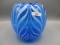 Fenton / Fetty Pulled Feather vase