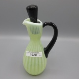 Fenton Cruet-  vaseline opal new world