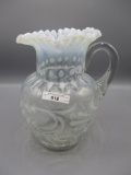 Beaumont french opal Button & Braids pitcher