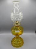 Vaseline oil lamp w/ chimney